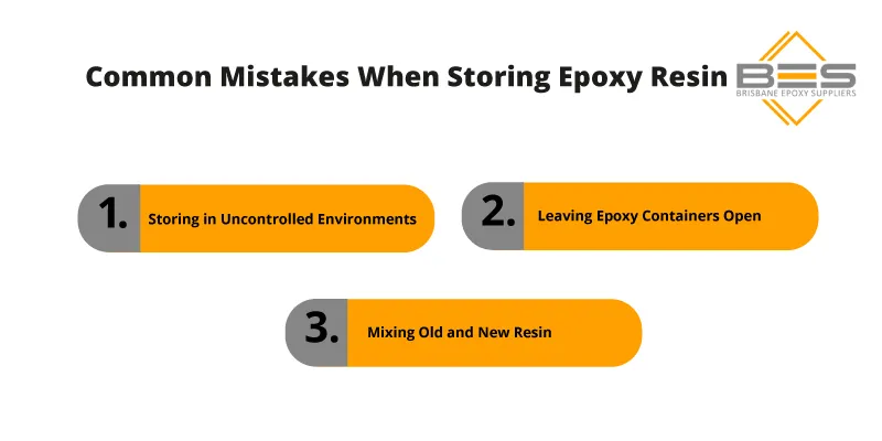 Common Mistakes When Storing Epoxy Resin